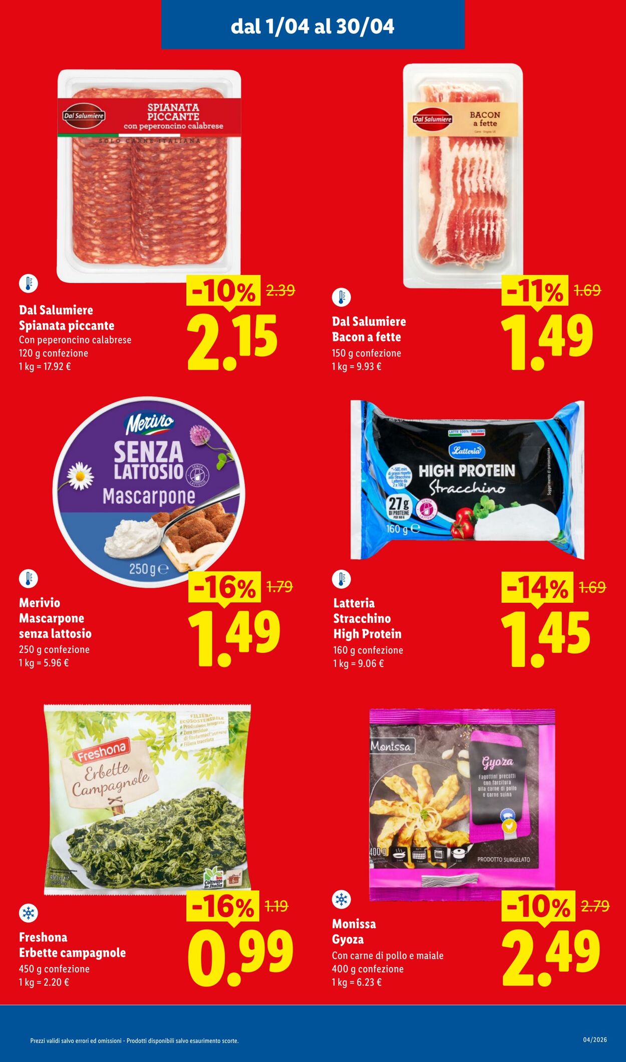 Volantino Lidl 08.04.2026 - 16.04.2026