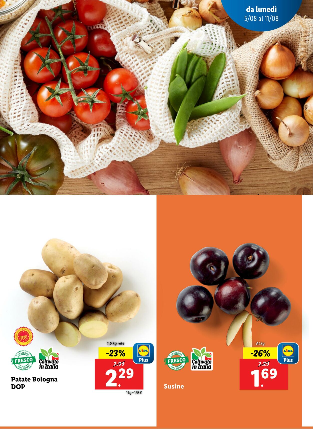 Volantino Lidl 05.08.2024 - 25.08.2024