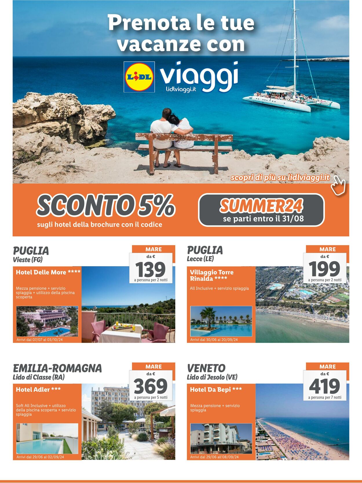 Volantino Lidl 05.08.2024 - 25.08.2024