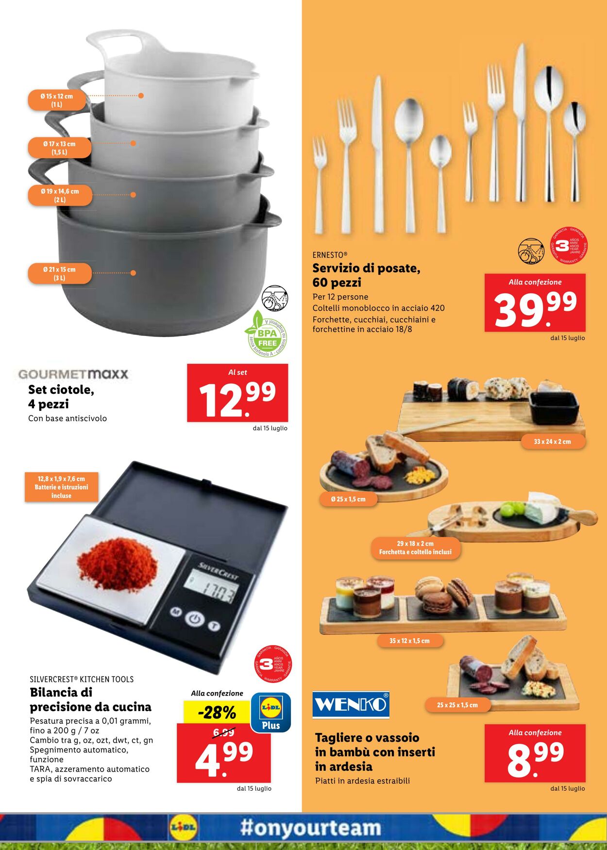 Volantino Lidl 15.07.2024 - 04.08.2024