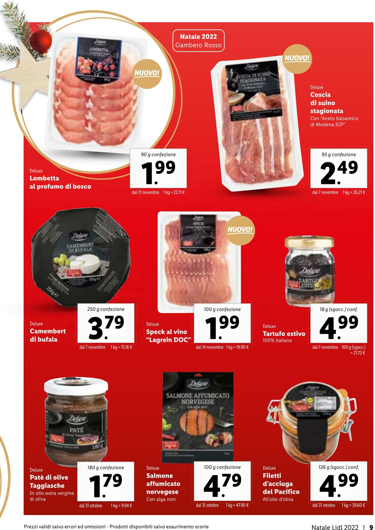 Volantino Lidl 31.10.2022 - 06.01.2023