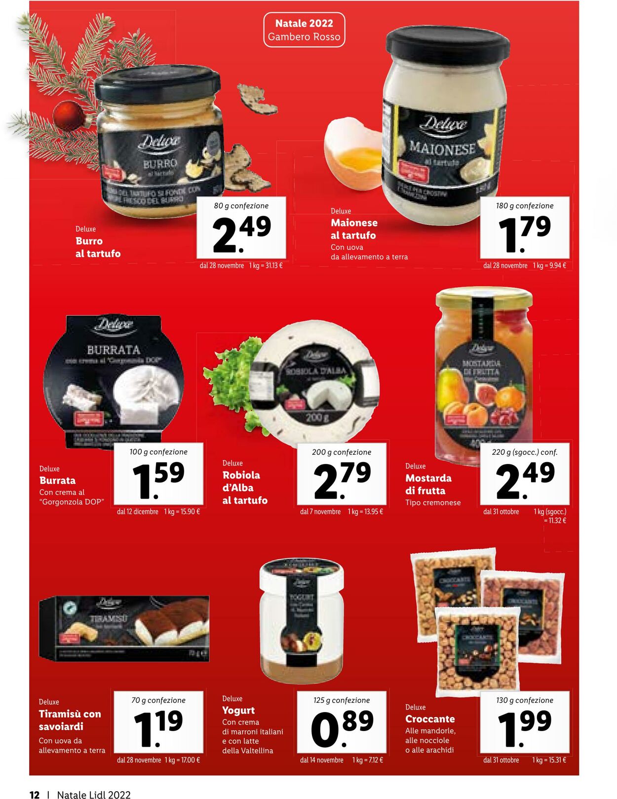 Volantino Lidl 31.10.2022 - 06.01.2023