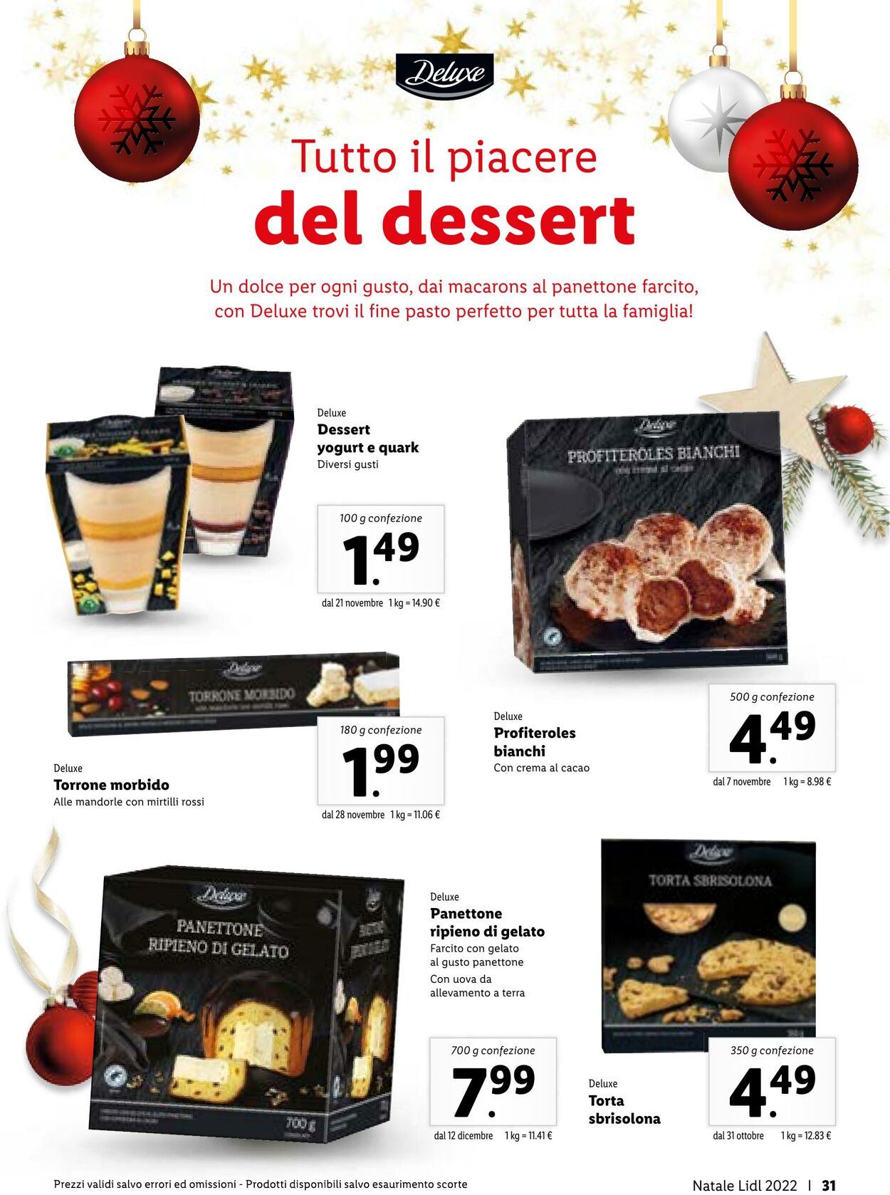 Volantino Lidl 31.10.2022 - 06.01.2023