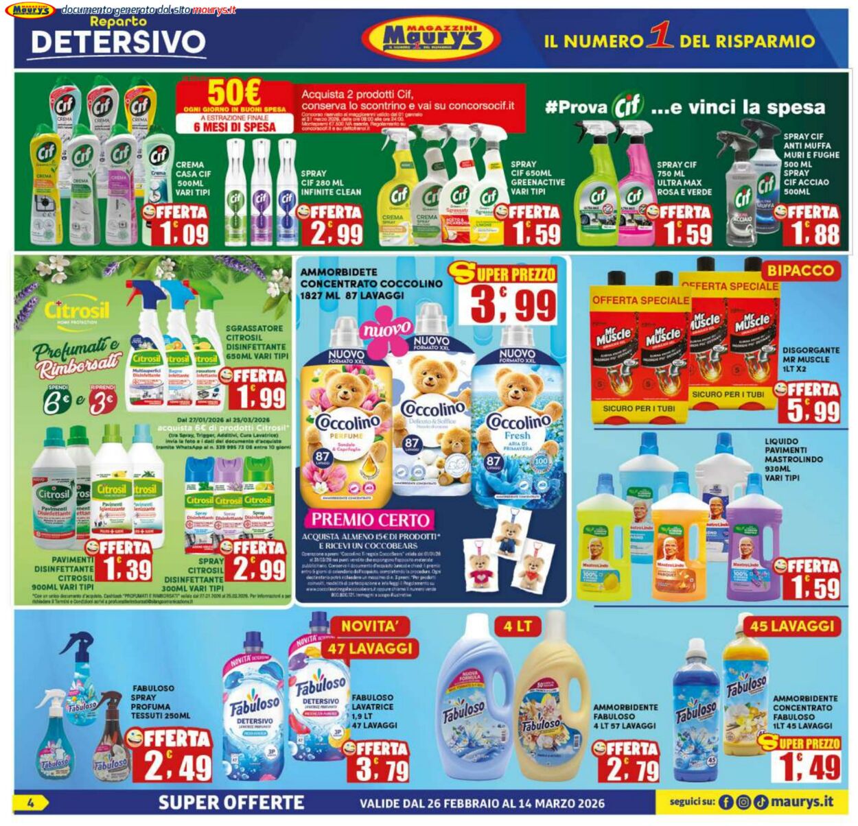 Volantino Maury's 25.02.2026 - 05.03.2026