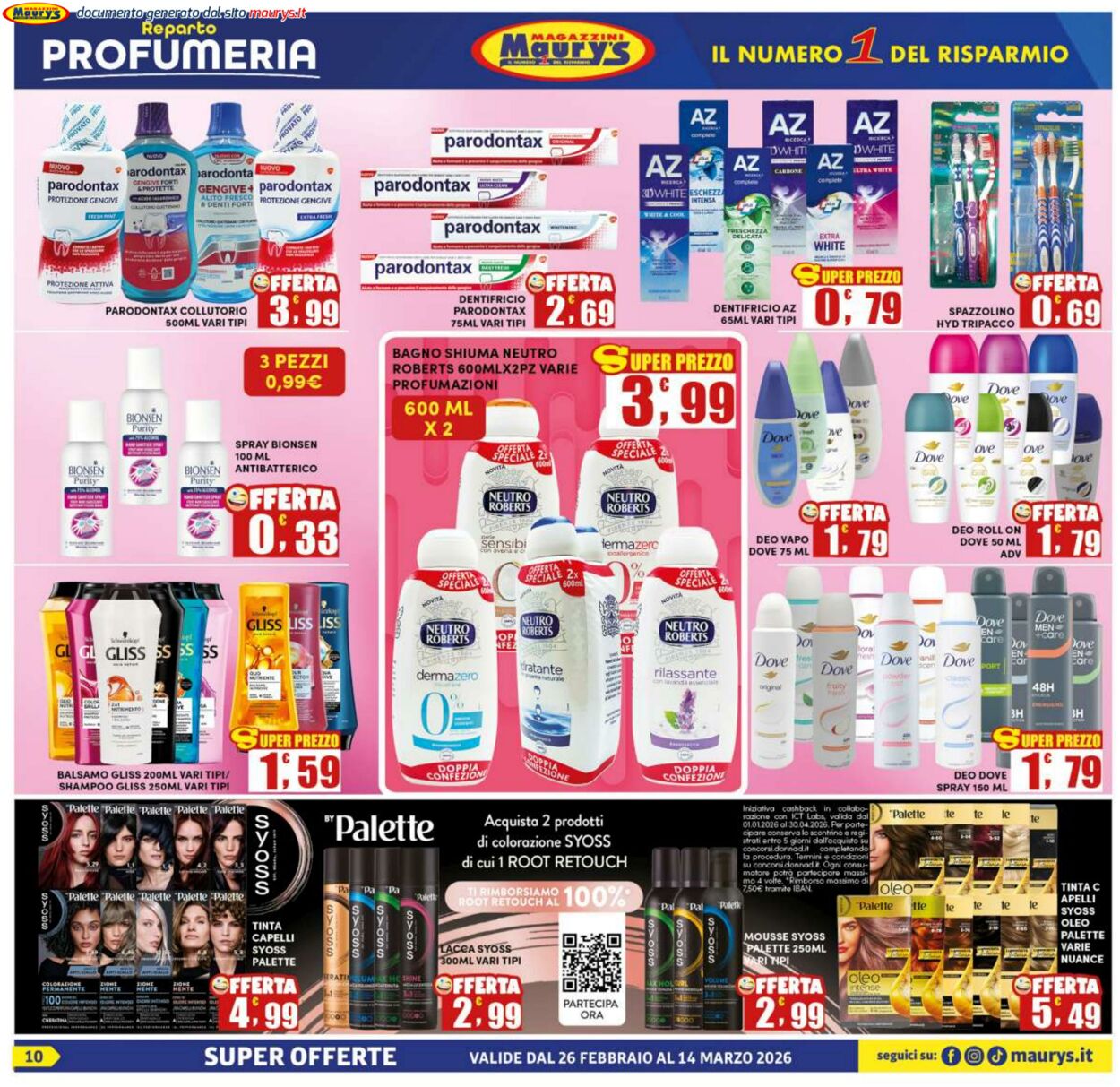 Volantino Maury's 25.02.2026 - 05.03.2026
