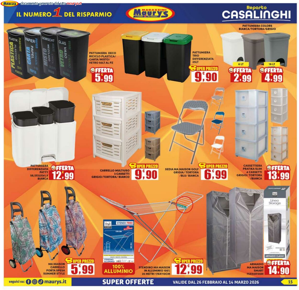 Volantino Maury's 25.02.2026 - 05.03.2026