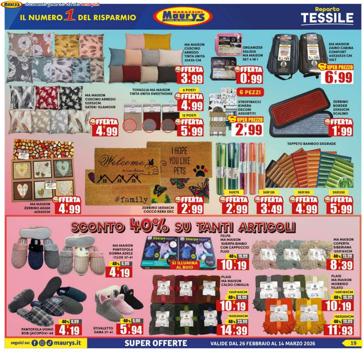 Volantino Maury's 25.02.2026 - 05.03.2026