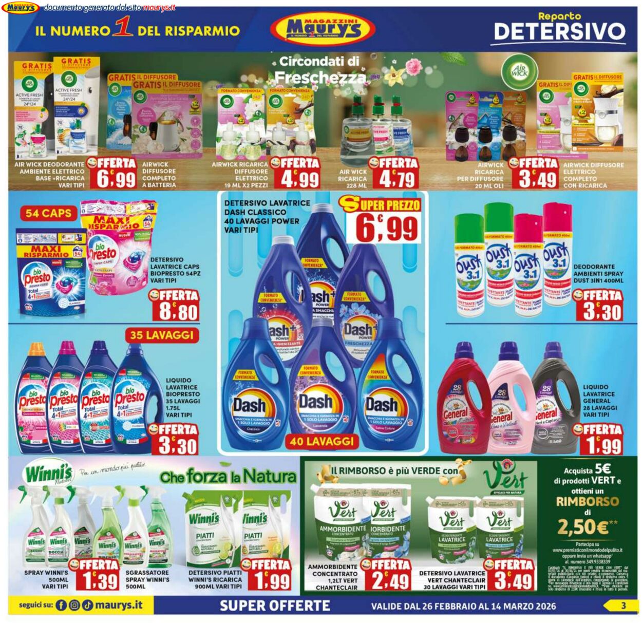 Volantino Maury's 25.02.2026 - 05.03.2026