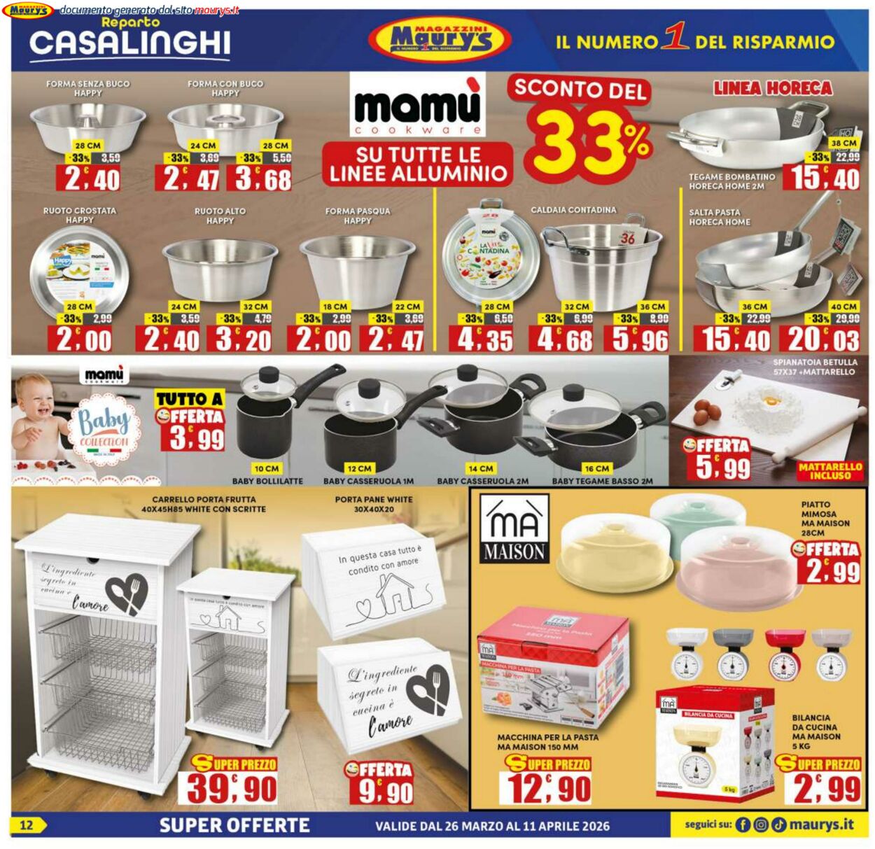 Volantino Maury's 25.03.2026 - 02.04.2026