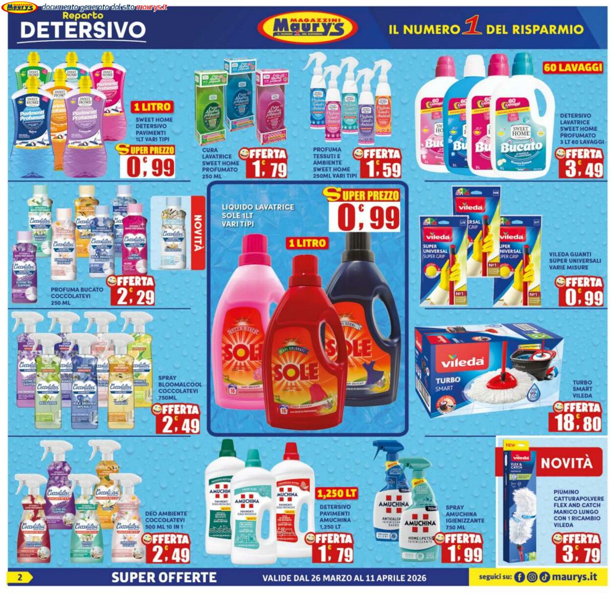 Volantino Maury's 25.03.2026 - 02.04.2026