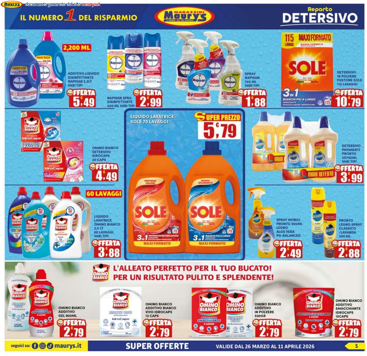 Volantino Maury's 25.03.2026 - 02.04.2026