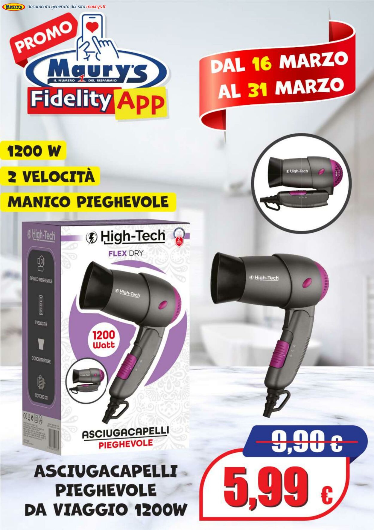 Volantino Maury's 16.03.2026 - 24.03.2026