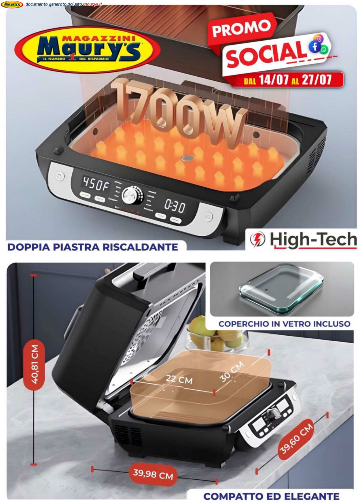 Volantino Maury's 22.07.2025 - 22.08.2025