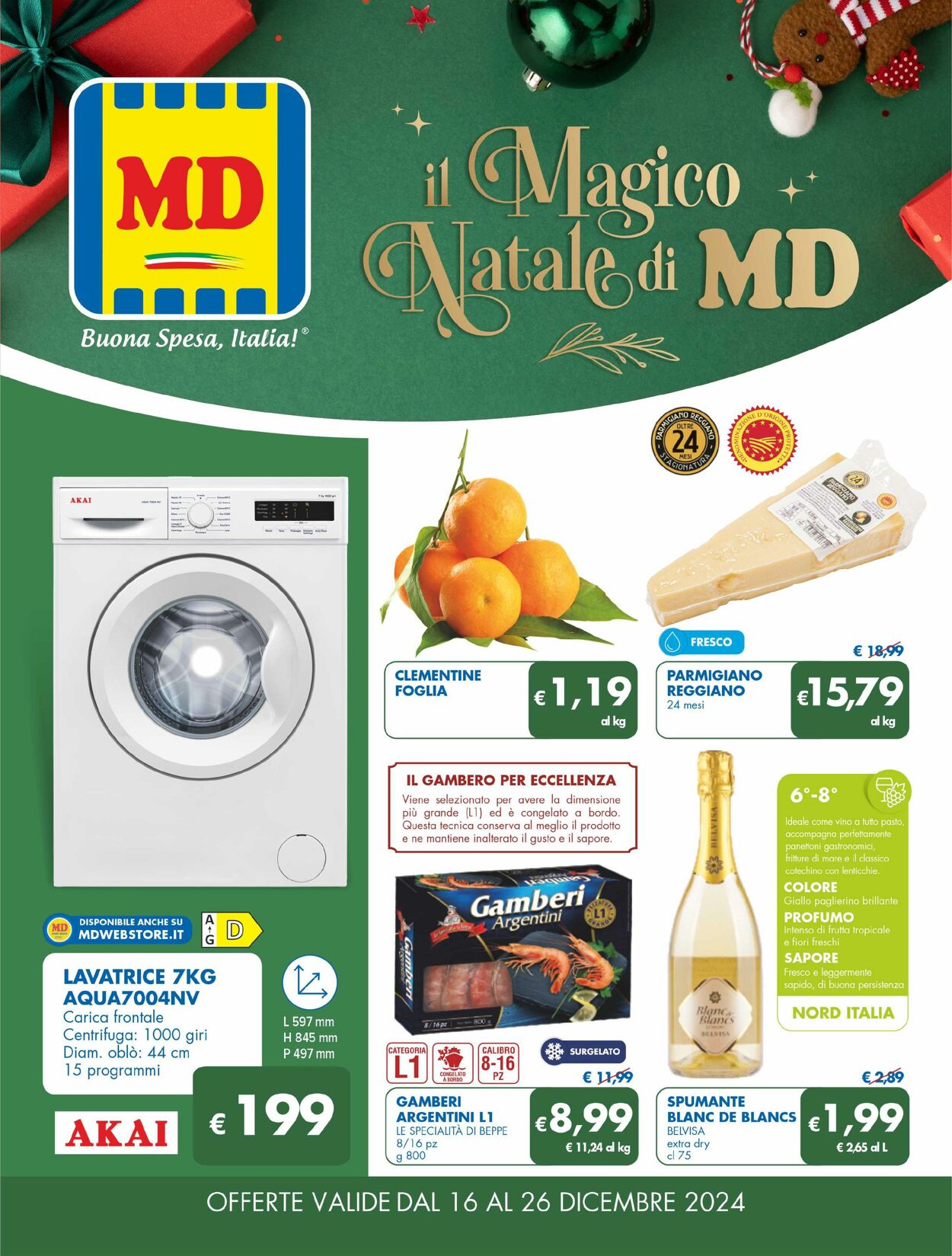 Volantino MD Discount - MD NAPOLI (VIA SERGIO ABATE 6/B) – Volantino e Offerte in Corso 16 dic, 2024 - 26 dic, 2024