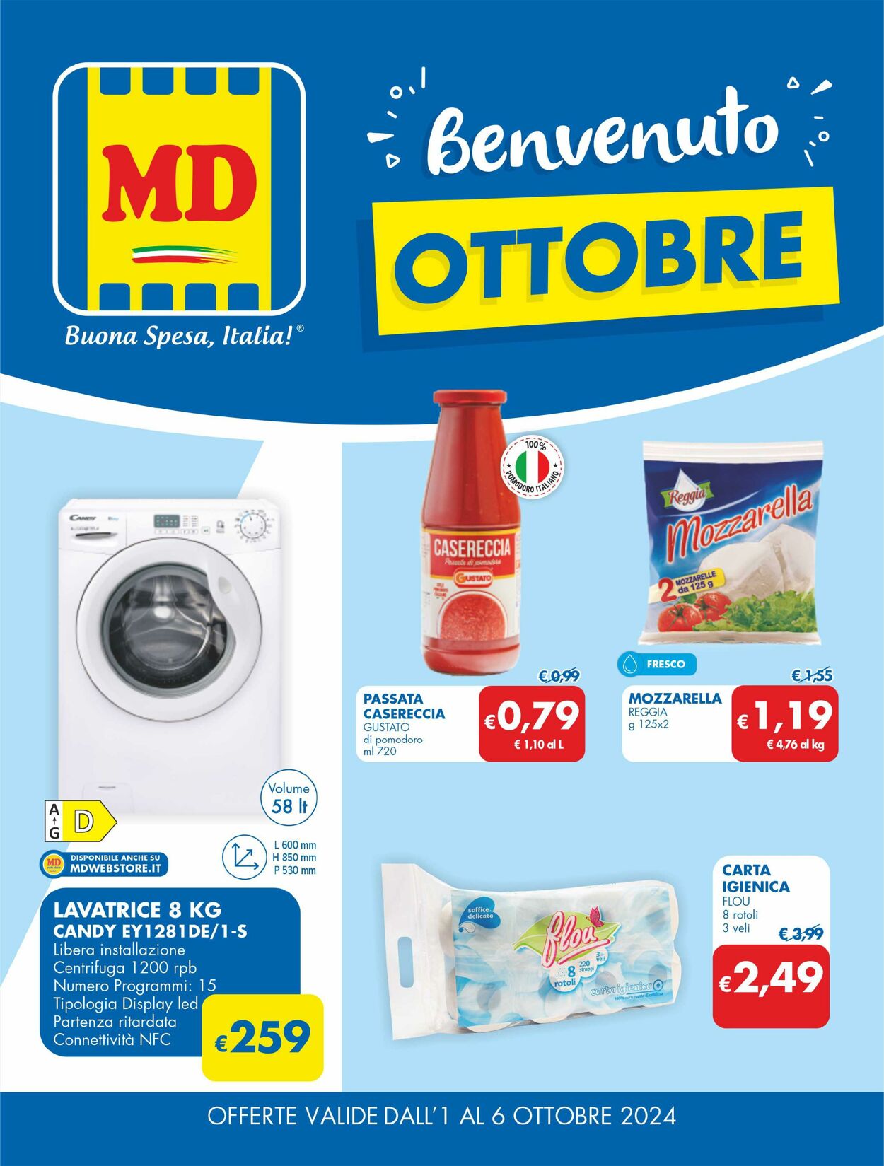 Volantino MD Discount 01.10.2024 - 06.10.2024