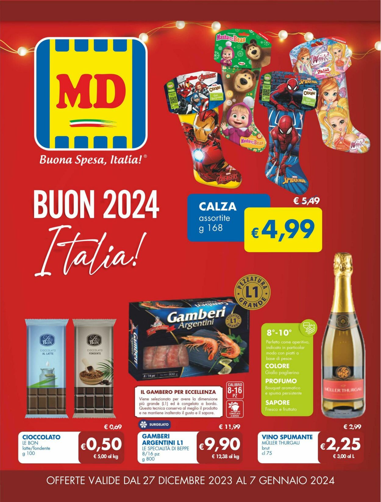 Volantino MD Discount - MD ROMA (VIA GESUALDO BUFALINO 76/78) – Volantino e Offerte in Corso 23 gen, 2024 - 7 gen, 2025