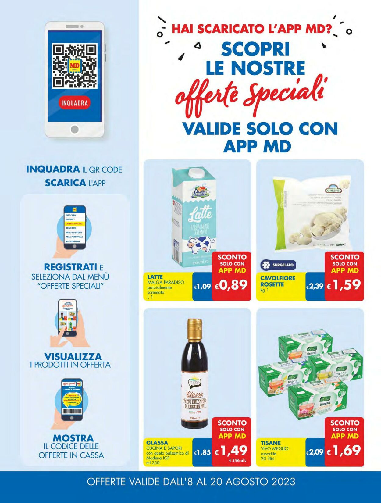 Volantino MD Discount 08.08.2023 - 20.08.2023