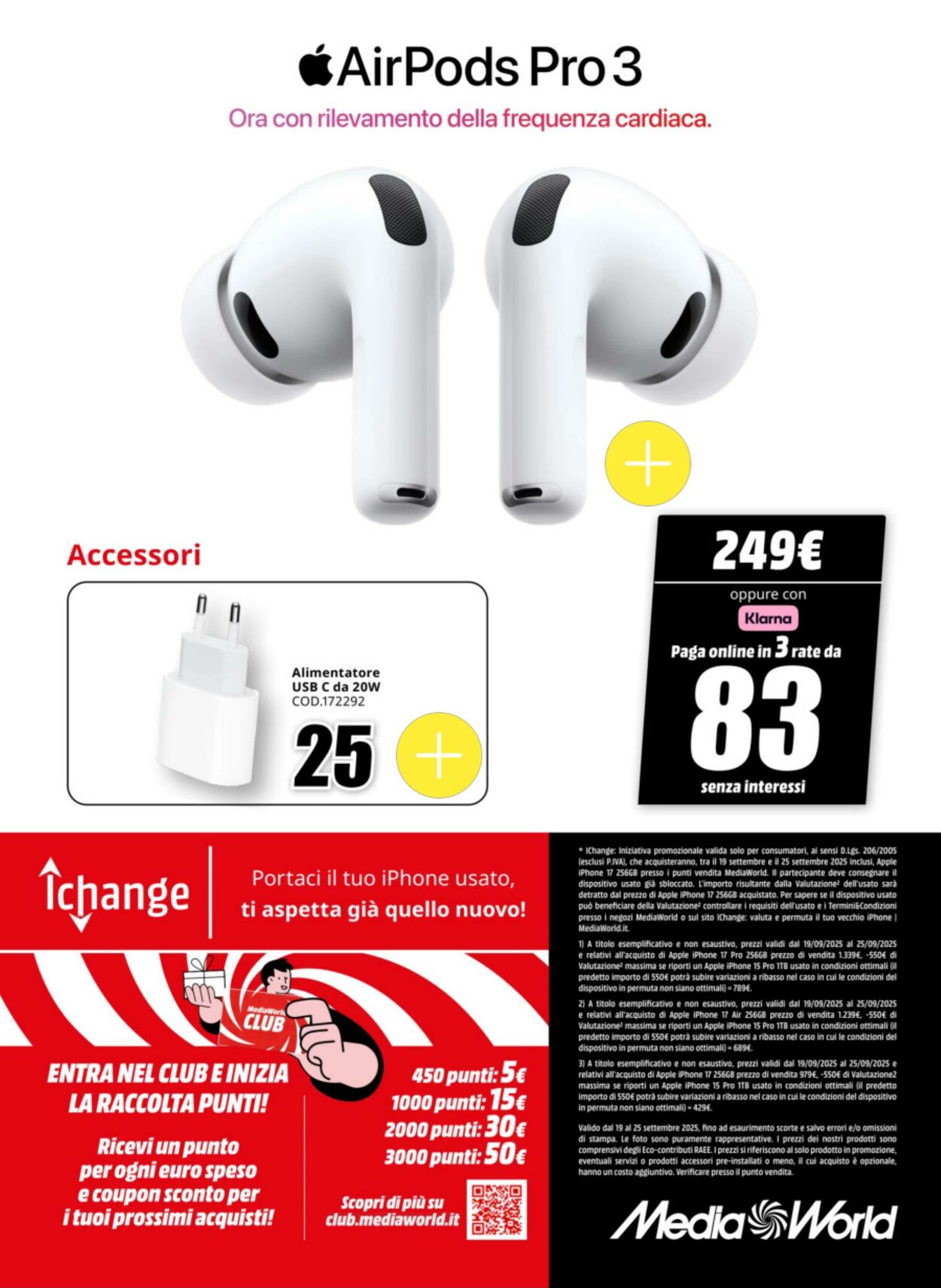 Volantino Media World 20.09.2025 - 06.10.2025