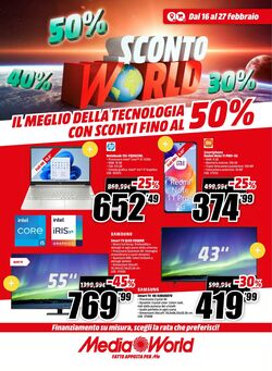 Volantino Media World 16.02.2023 - 27.02.2023