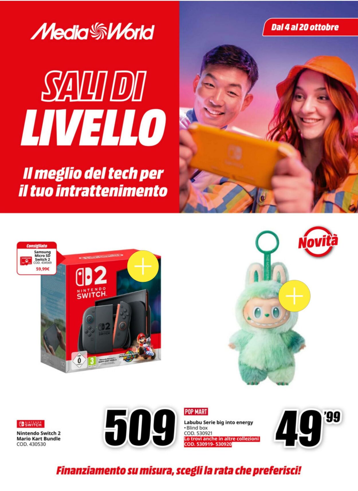 Volantino Media World 04.10.2025 - 20.10.2025
