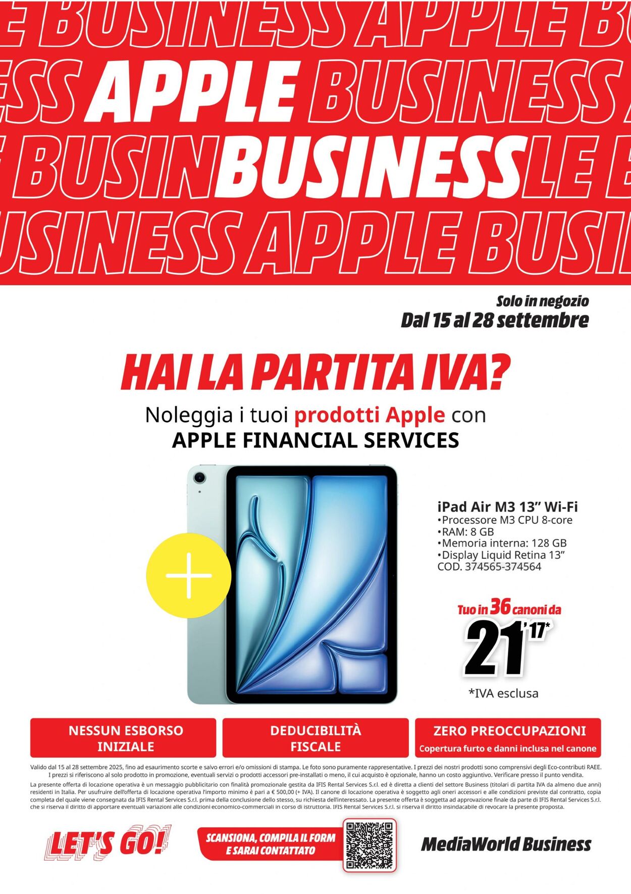 Volantino Media World 15.09.2025 - 28.09.2025