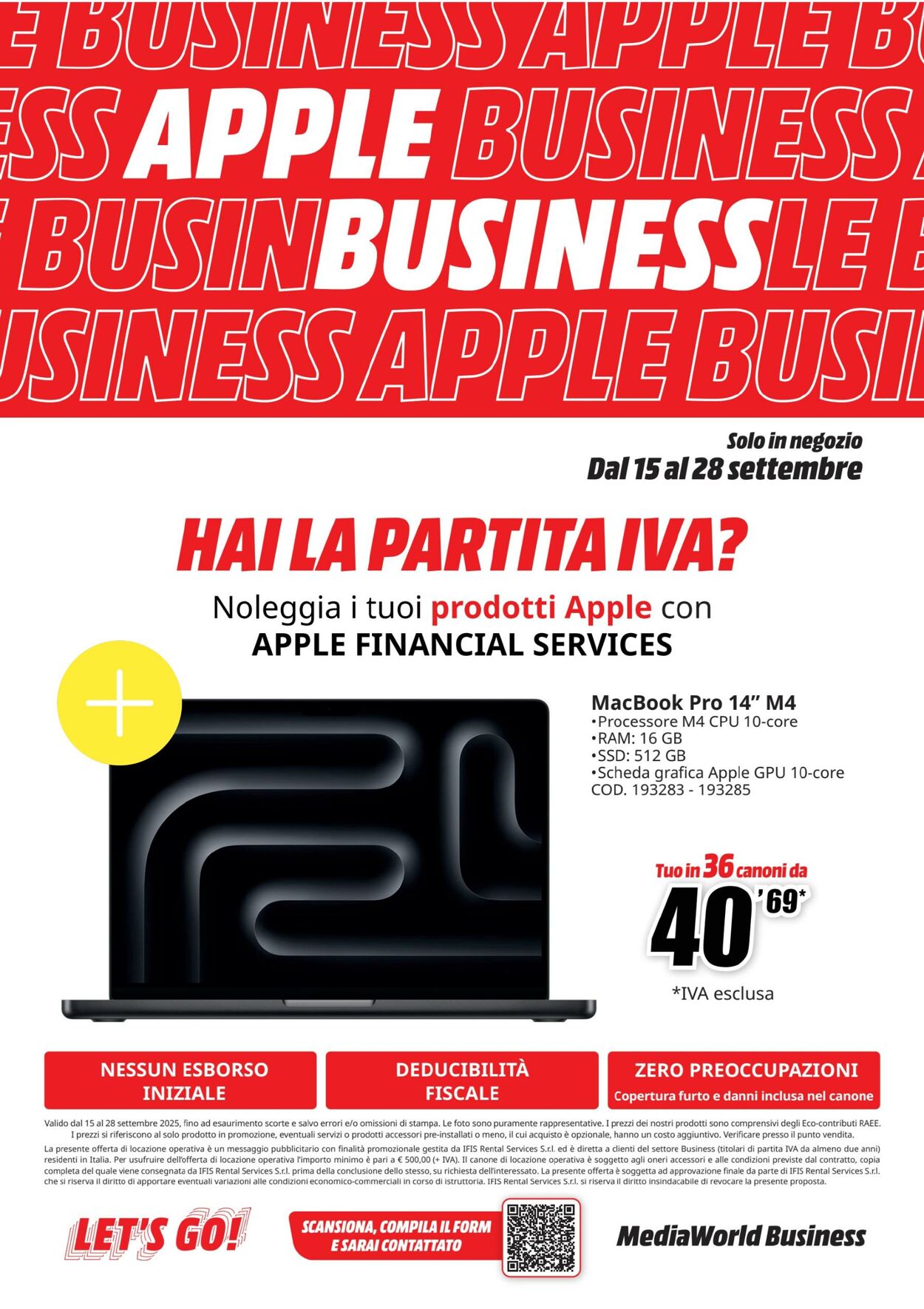 Volantino Media World 15.09.2025 - 28.09.2025