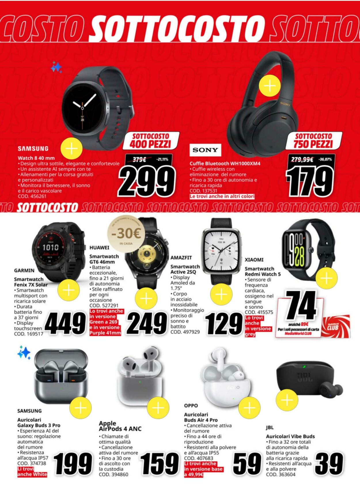 Volantino Media World 03.10.2025 - 12.10.2025