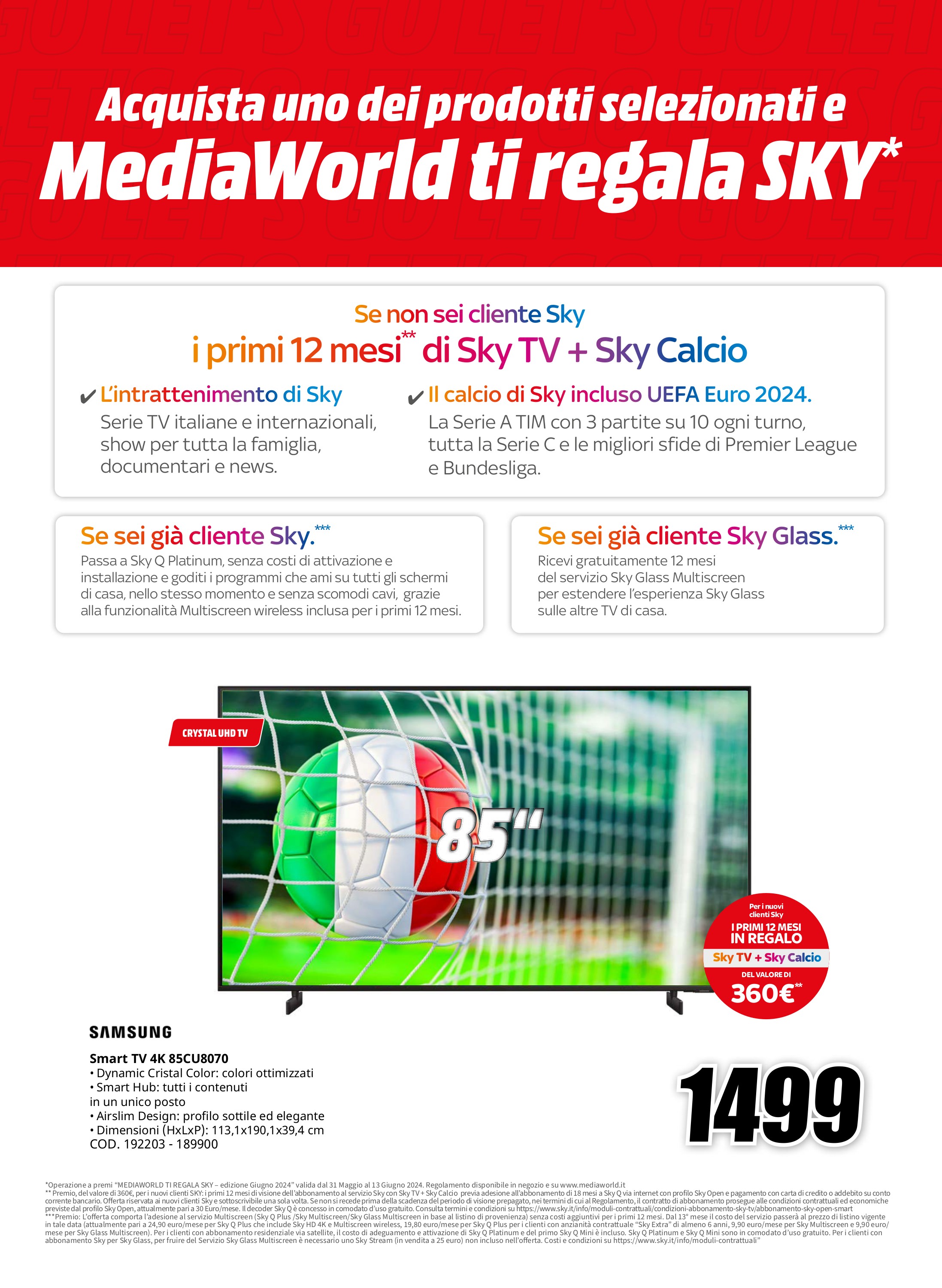 Volantino Media World 31.05.2024 - 13.06.2024