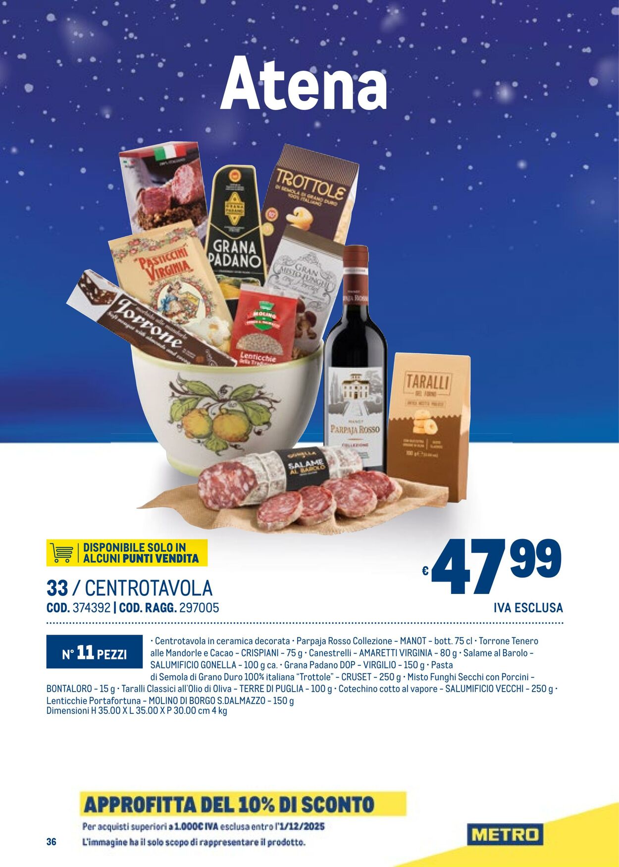 Volantino Metro 29.10.2025 - 31.12.2025