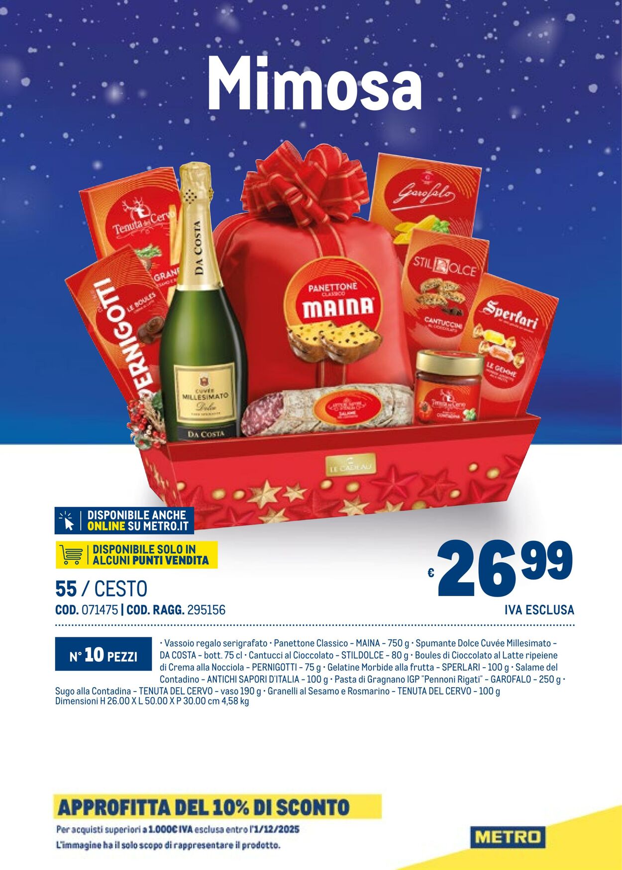 Volantino Metro 29.10.2025 - 31.12.2025