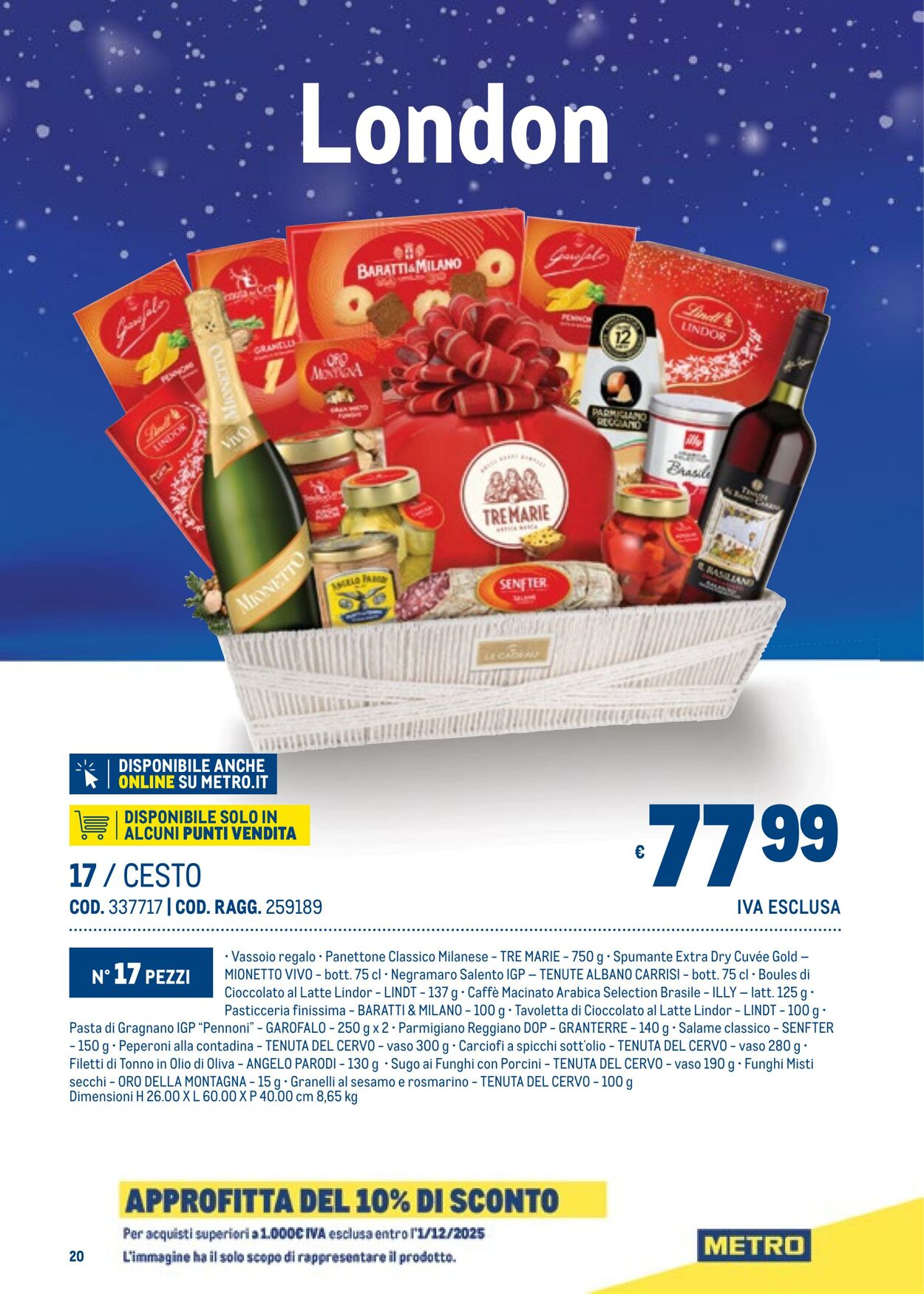Volantino Metro 29.10.2025 - 31.12.2025