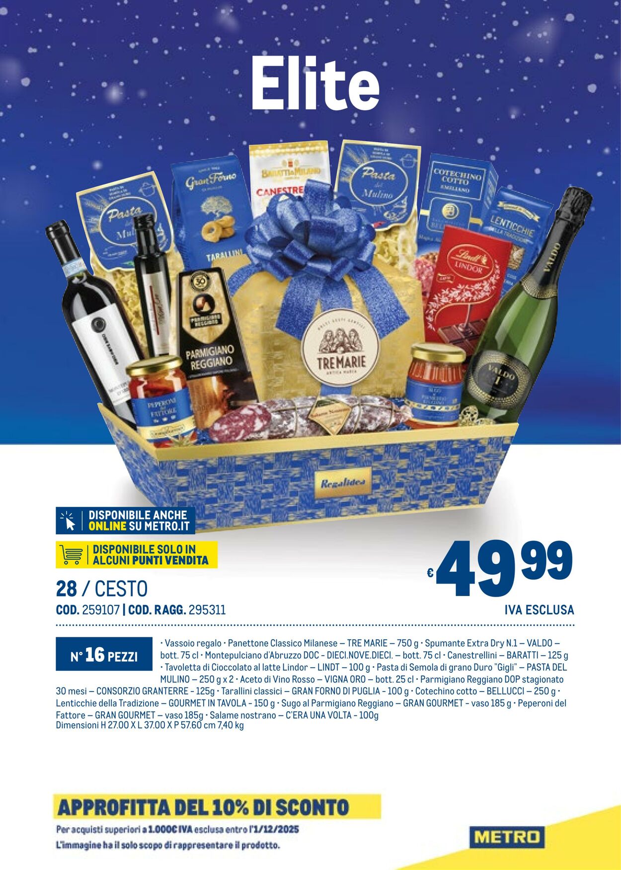 Volantino Metro 29.10.2025 - 31.12.2025