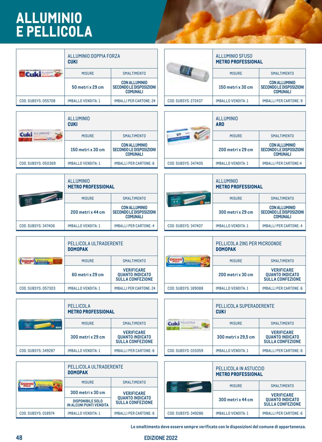 Volantino Metro 26.07.2022 - 31.03.2023