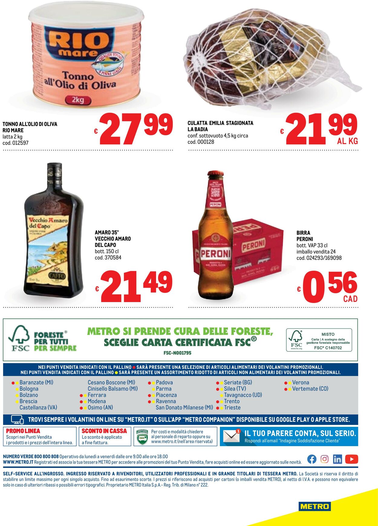 Volantino Metro 09.10.2025 - 22.10.2025