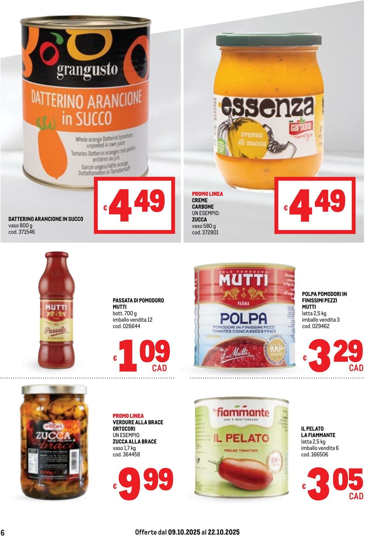 Volantino Metro 09.10.2025 - 22.10.2025