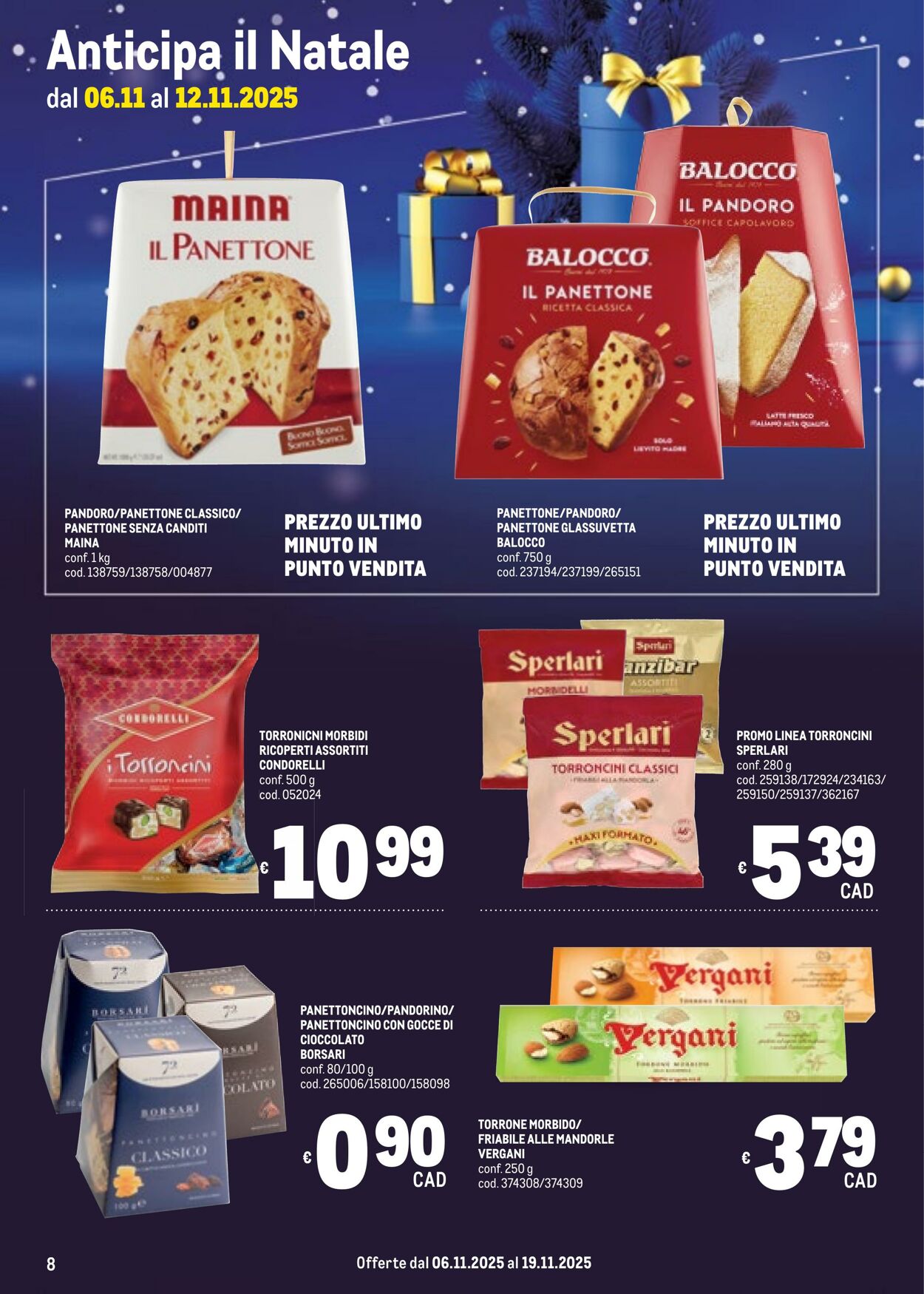Volantino Metro 06.11.2025 - 19.11.2025