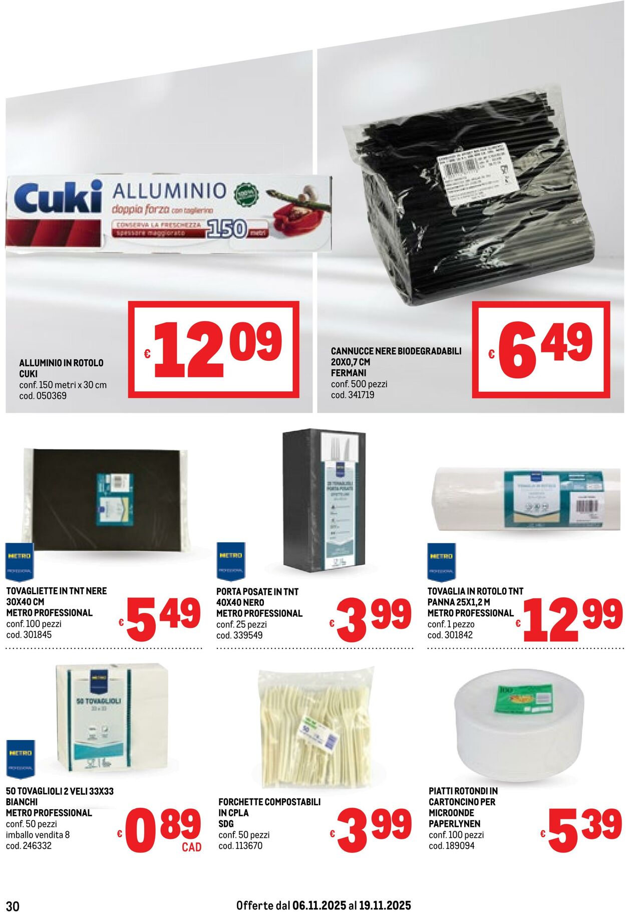 Volantino Metro 06.11.2025 - 19.11.2025