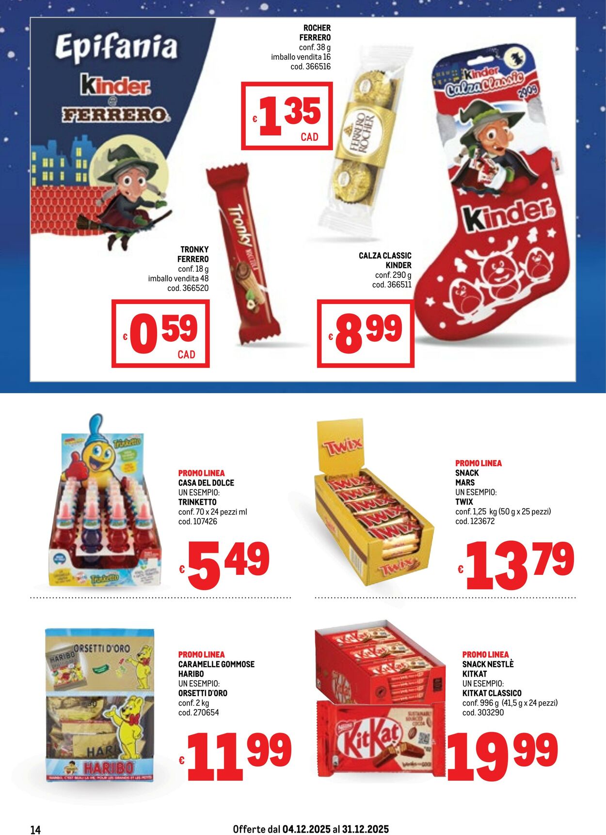 Volantino Metro 04.12.2025 - 31.12.2025