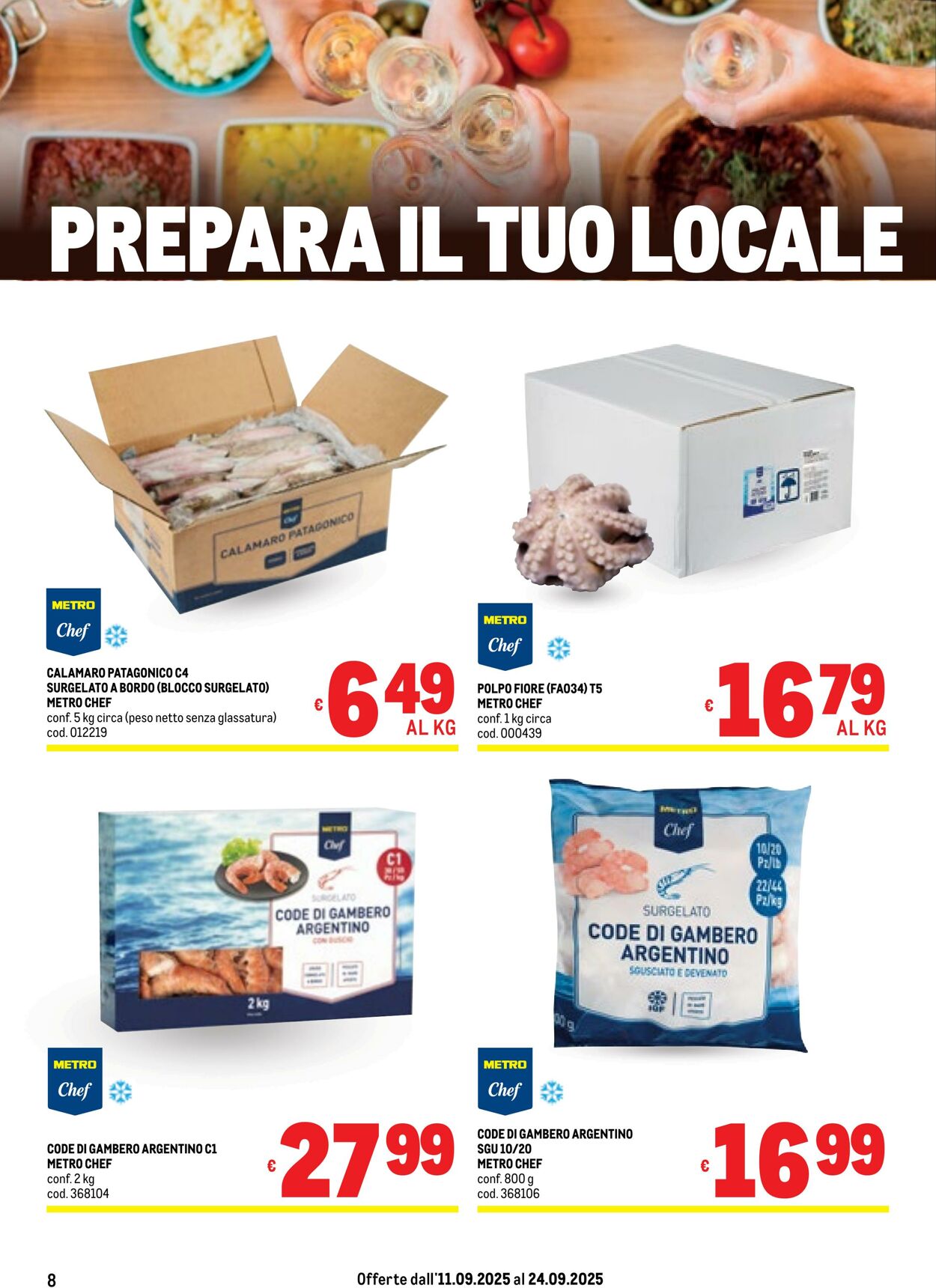 Volantino Metro 11.09.2025 - 24.09.2025