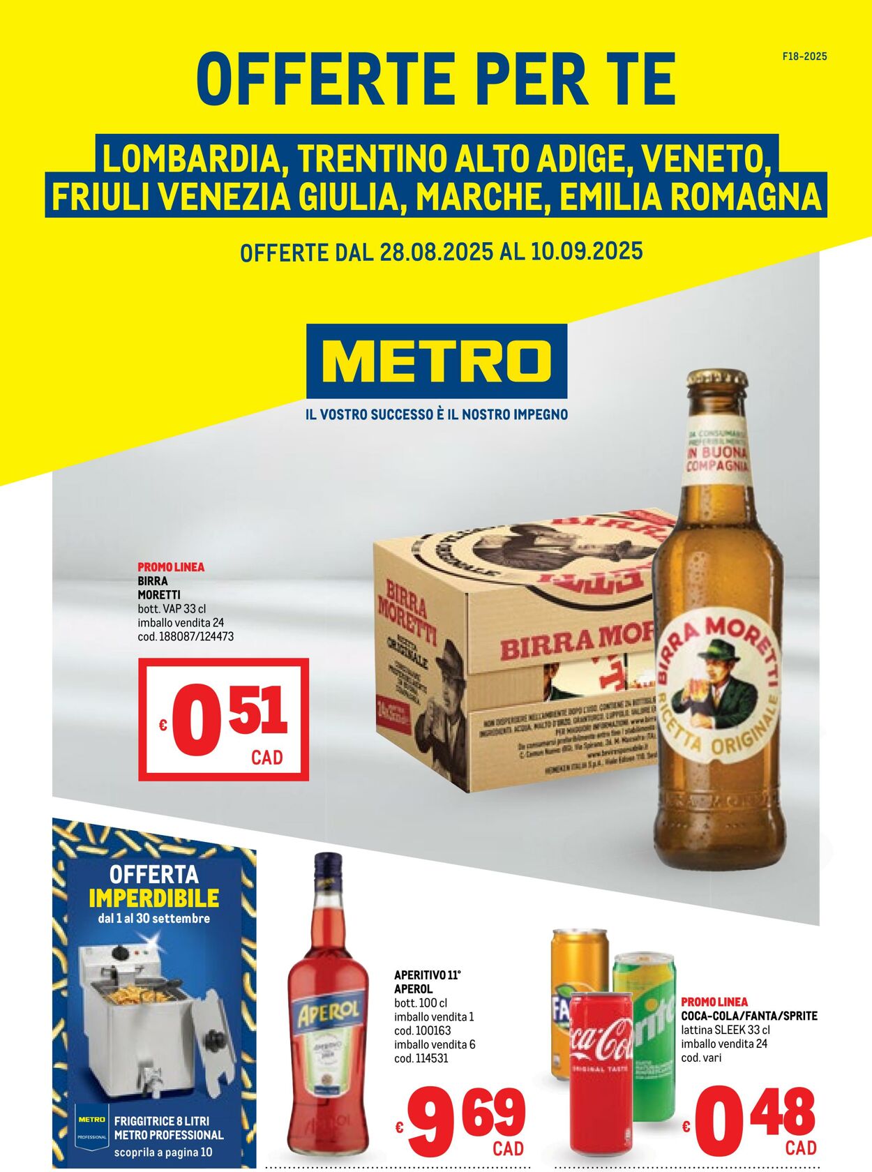 Volantino Metro 28.08.2025 - 10.09.2025