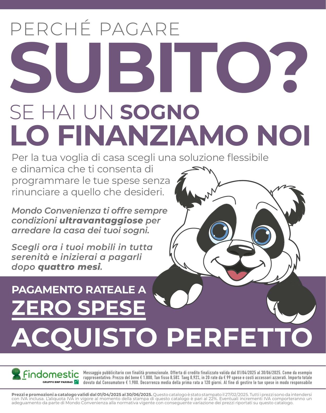 Volantino Mondo Convenienza 08.04.2025 - 08.06.2025