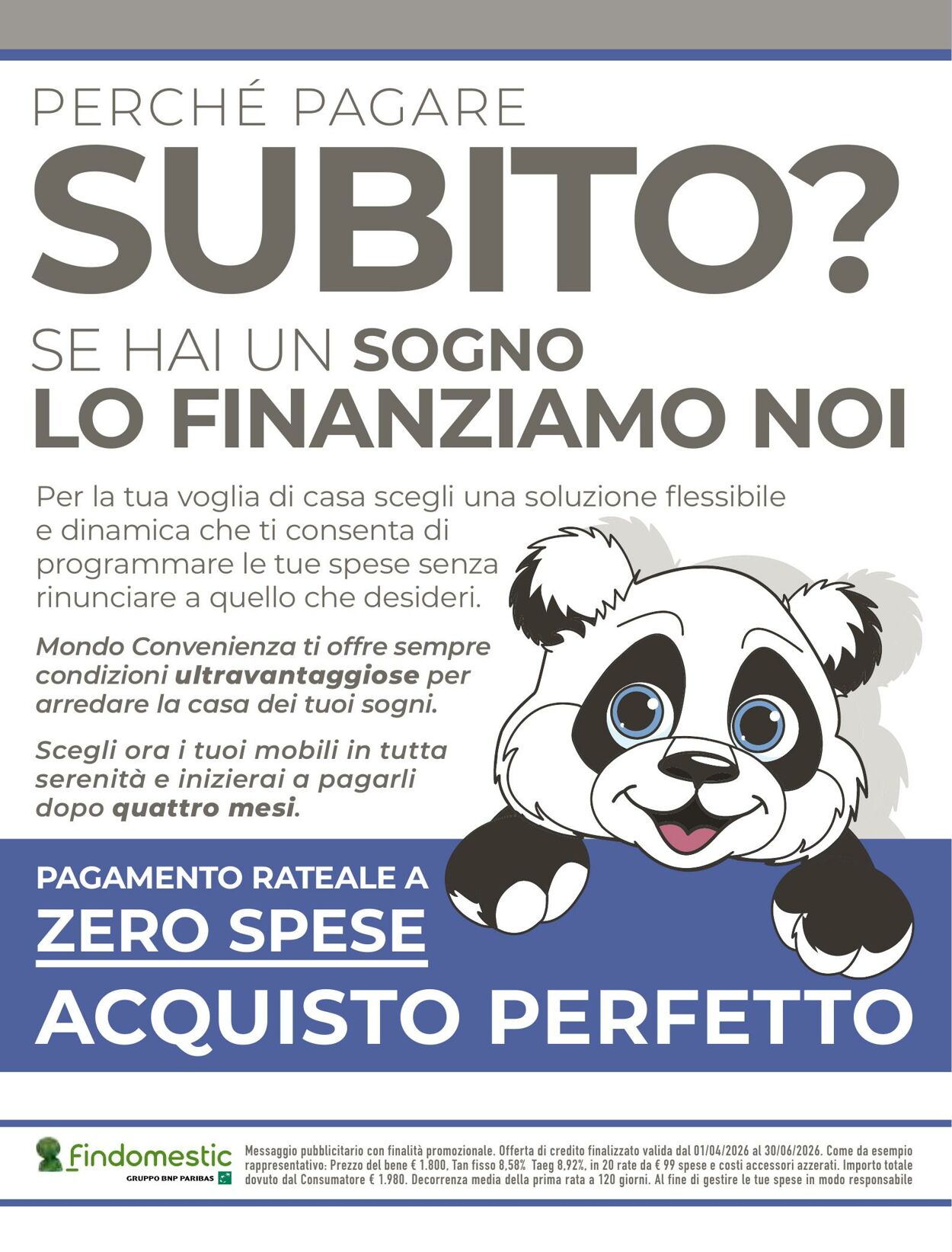 Volantino Mondo Convenienza 01.04.2026 - 09.04.2026