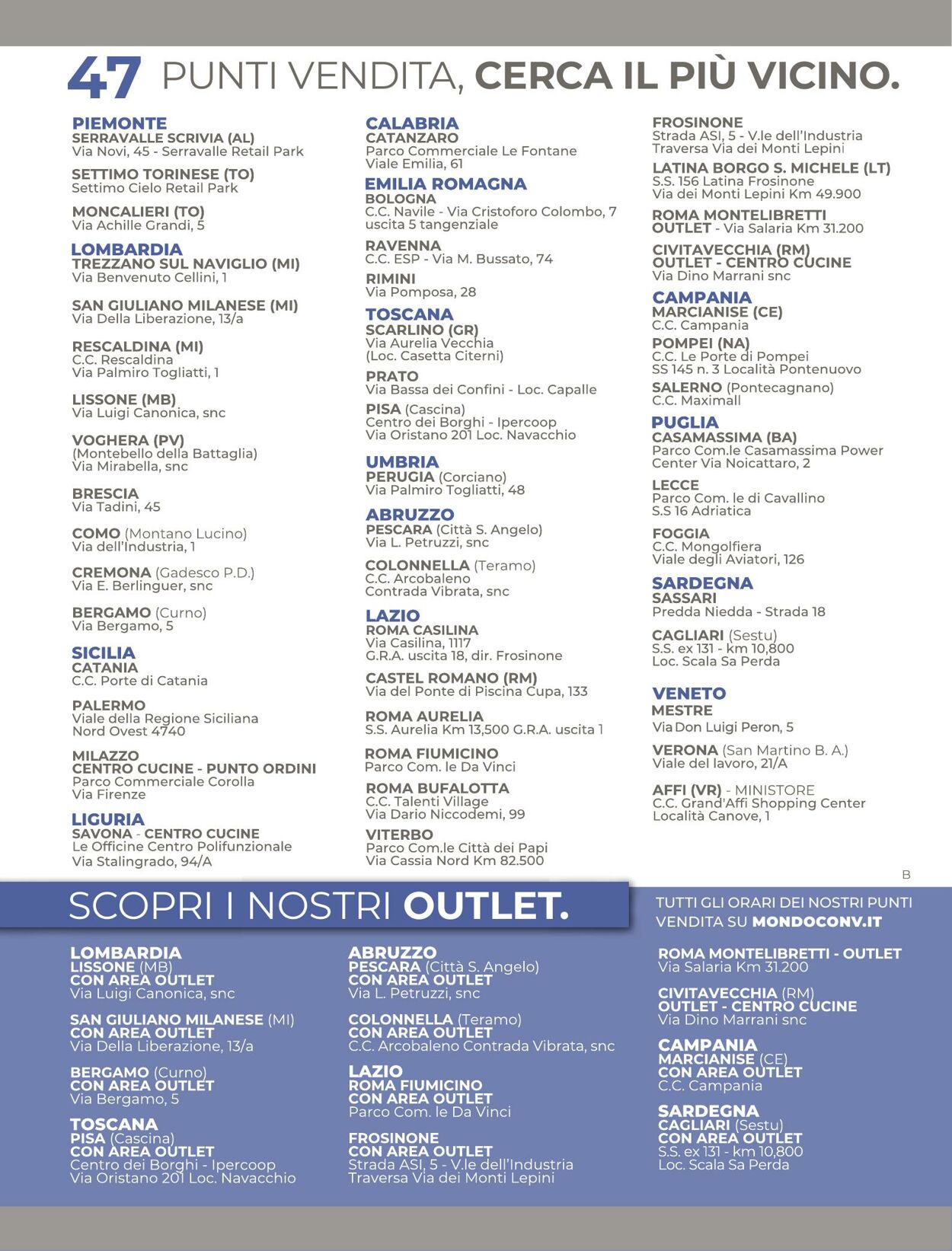 Volantino Mondo Convenienza 01.04.2026 - 09.04.2026