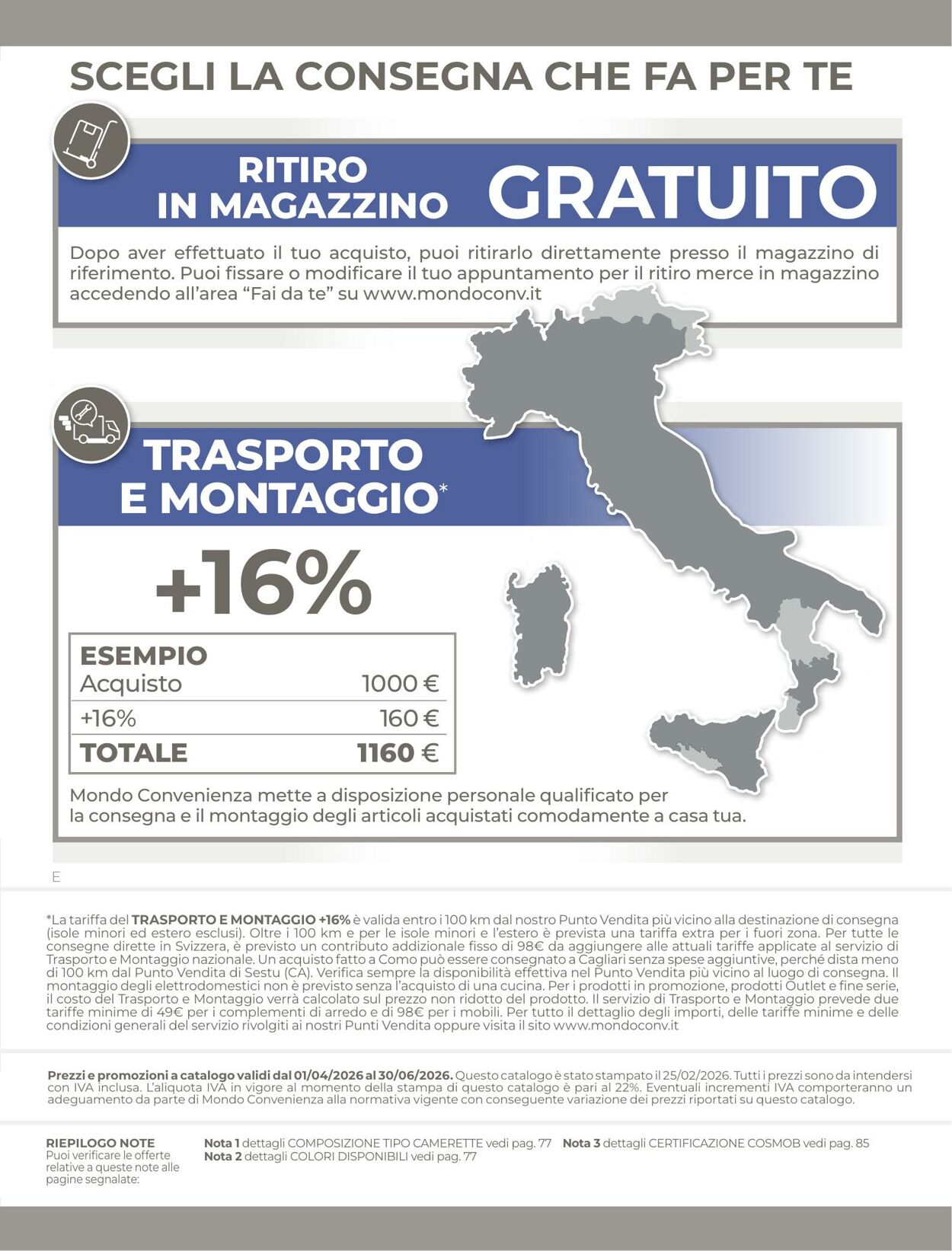 Volantino Mondo Convenienza 01.04.2026 - 09.04.2026