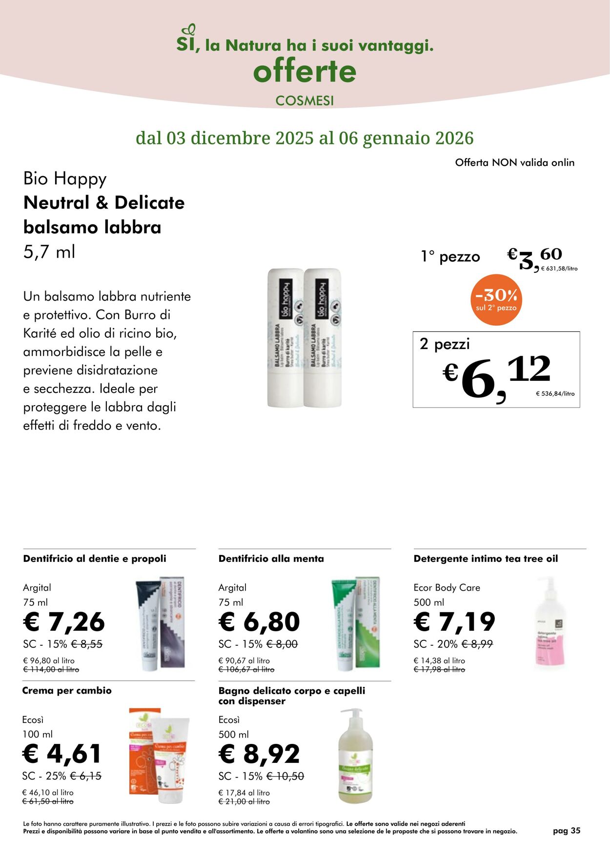 Volantino NaturaSì 01.12.2025 - 01.01.2026