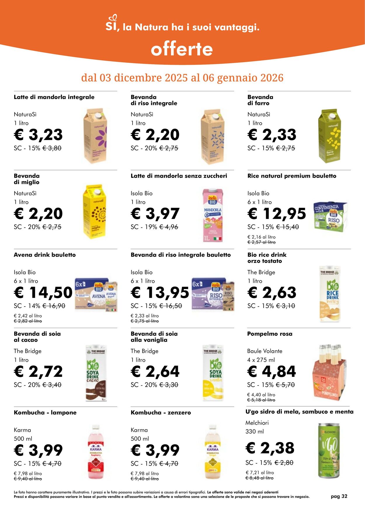 Volantino NaturaSì 01.12.2025 - 01.01.2026