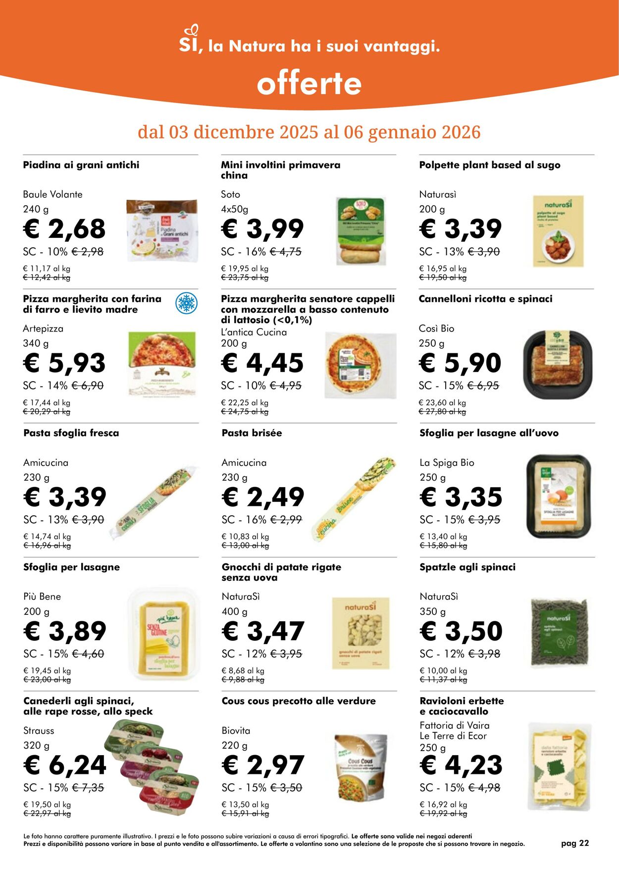 Volantino NaturaSì 01.12.2025 - 01.01.2026