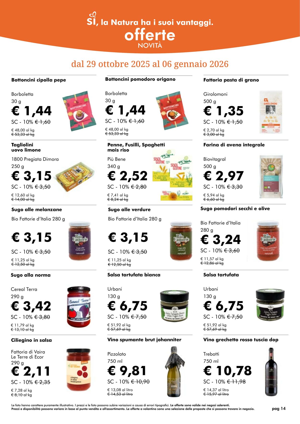 Volantino NaturaSì 01.12.2025 - 01.01.2026
