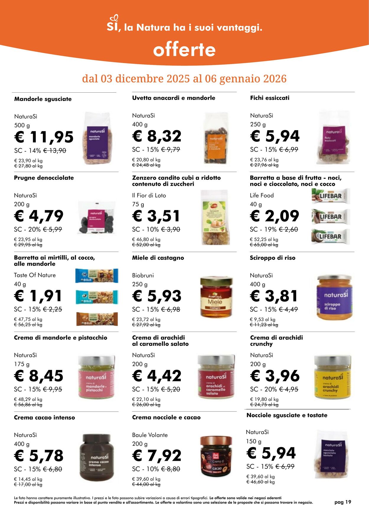 Volantino NaturaSì 01.12.2025 - 01.01.2026