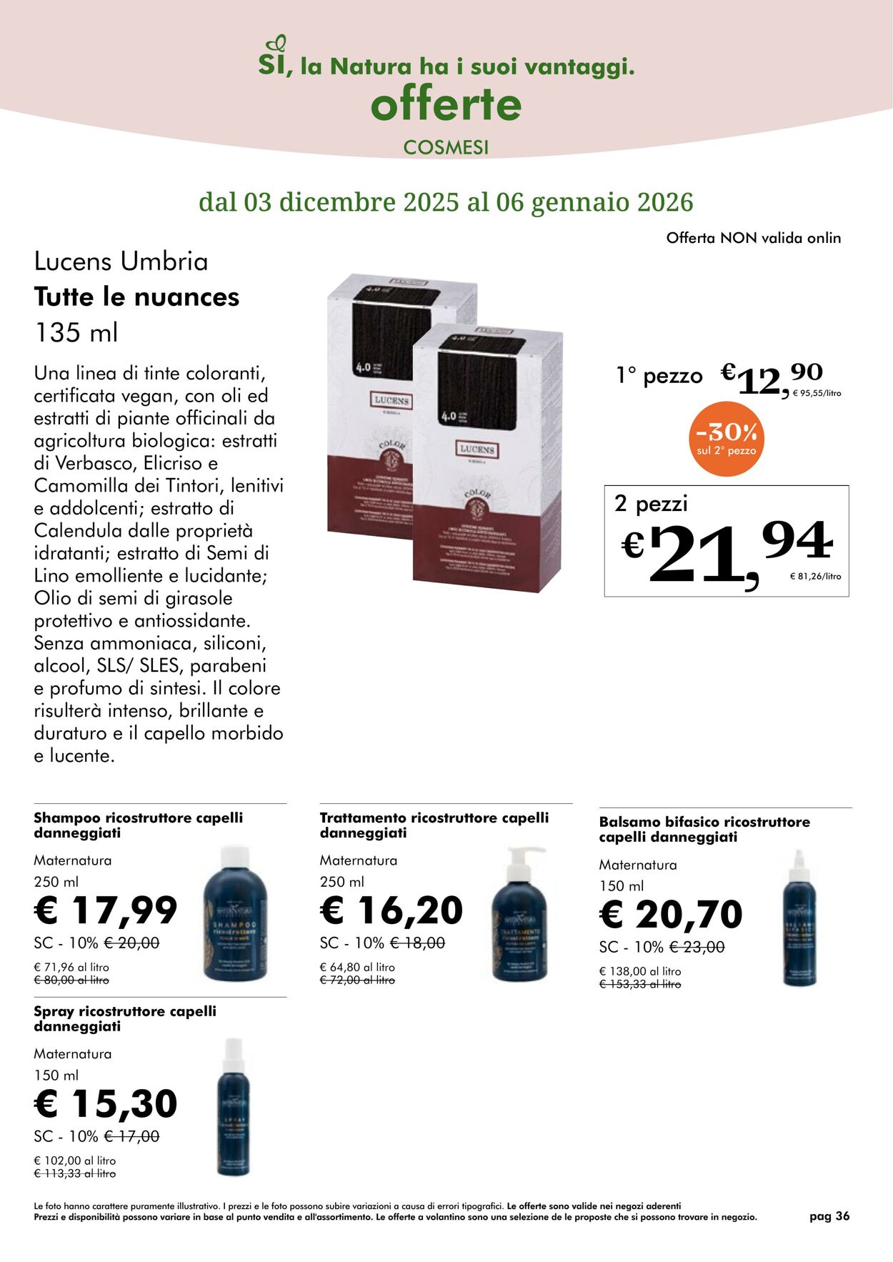Volantino NaturaSì 01.12.2025 - 01.01.2026